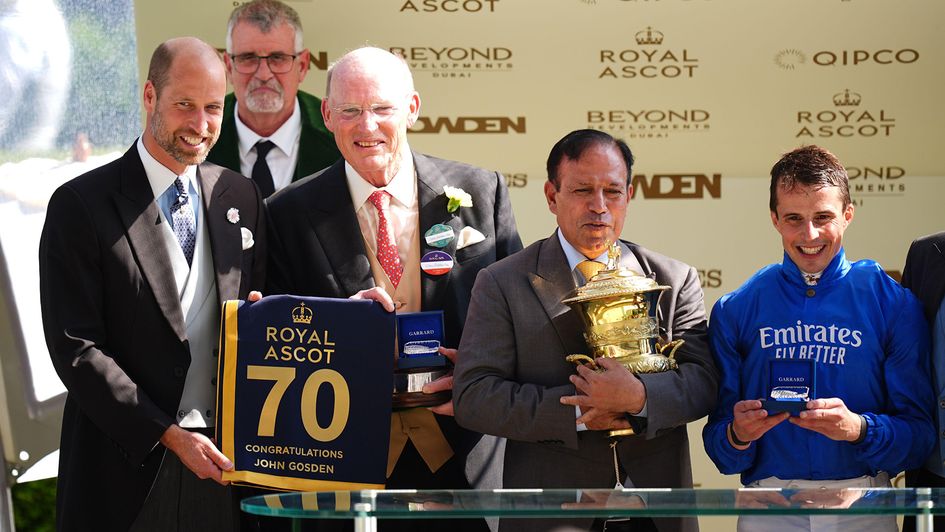 Connections of Ombudsman enjoy the Prince Of Wales's win