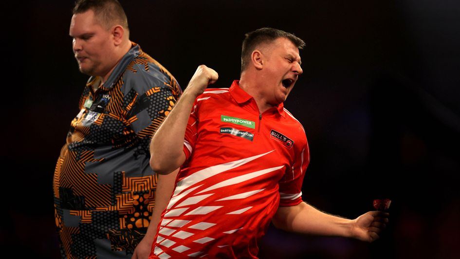 Krzysztof Ratajski (right) celebrates