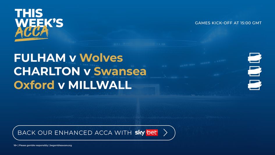 This Week's Acca - November 1