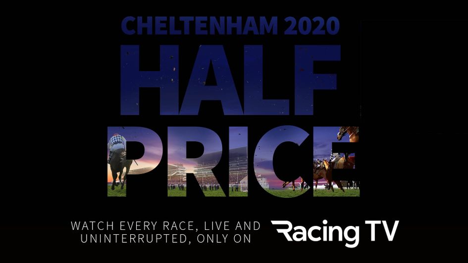 Get RacingTV for half price!
