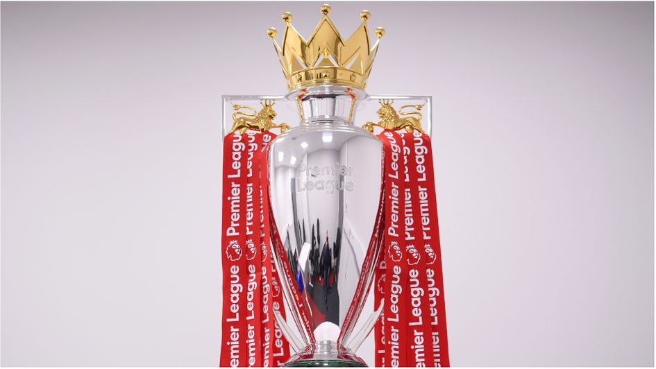 The Premier League trophy for the new 2020/21 season