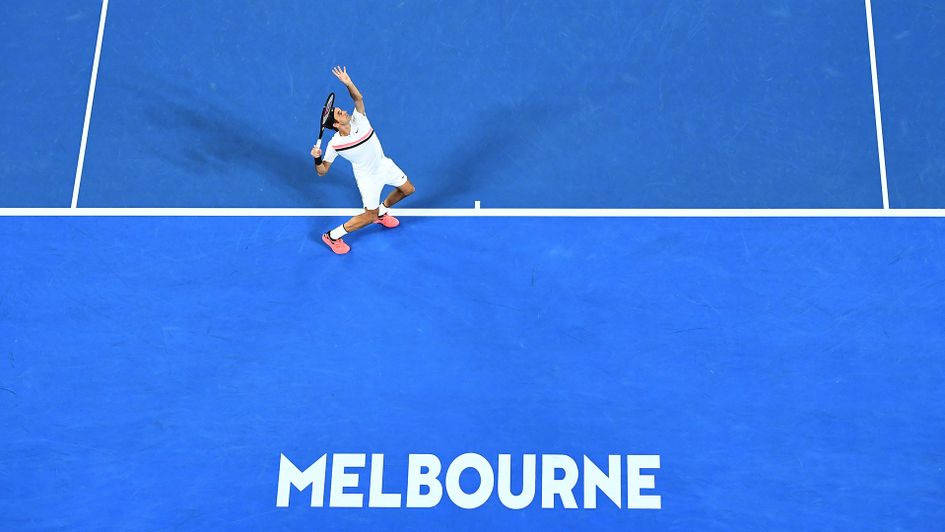 Action from the Australian Open