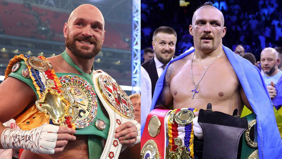 Tyson Fury and Oleksandr Usyk