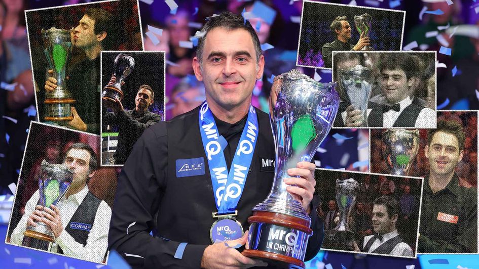 Ronnie O'Sullivan won his eighth UK title