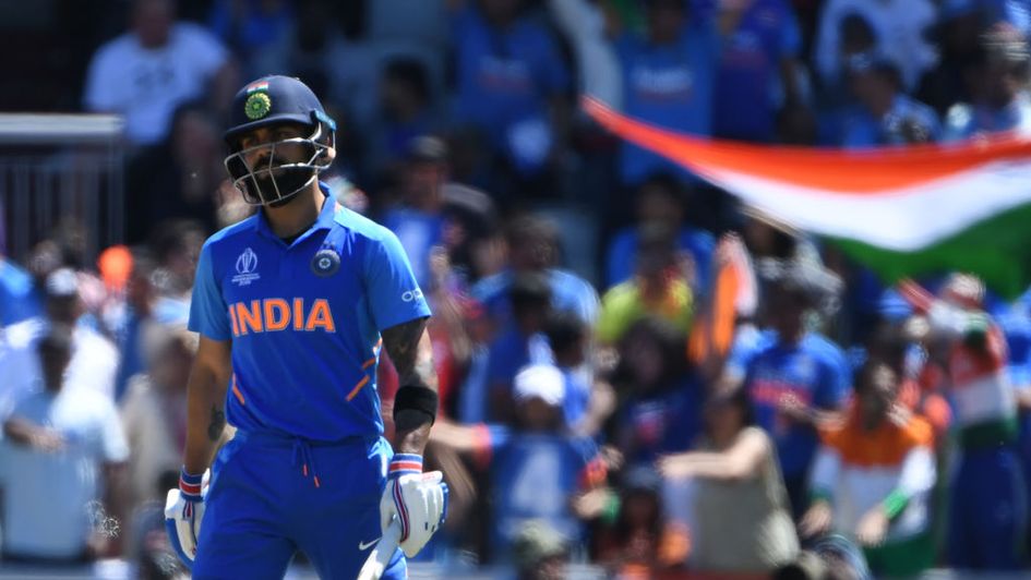 Virat Kohli departs