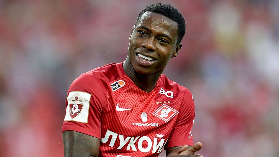 Spartak Moscow forward Quincy Promes 