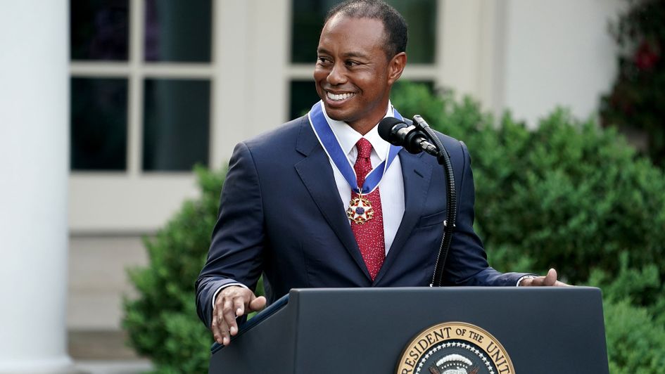 Tiger Woods has been awarded the Medal of Freedom