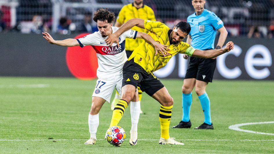 Vitinha challenges Emre Can