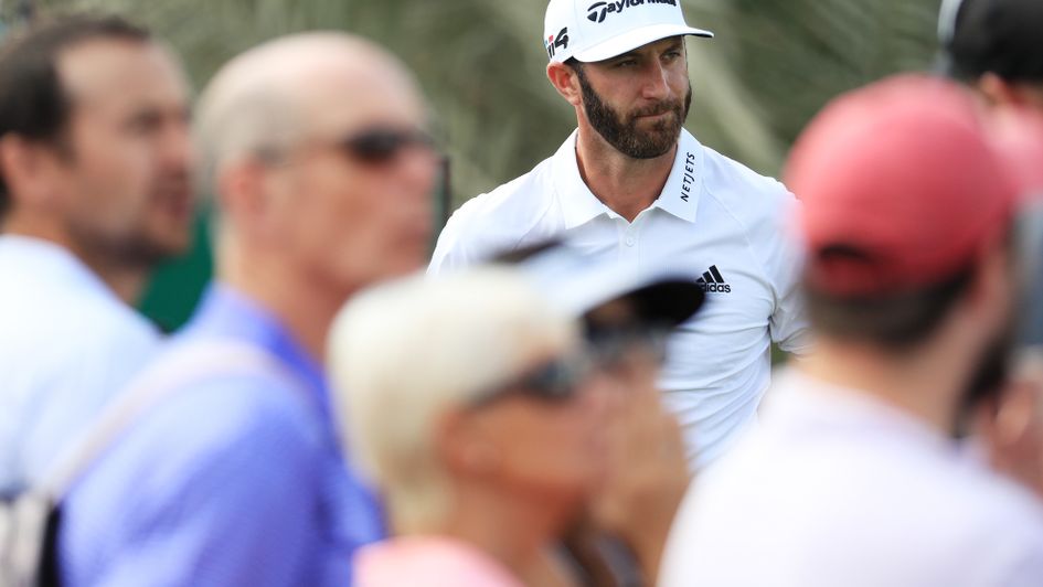 Dustin Johnson stands out from the crowd this week
