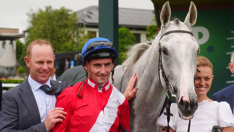 Estrange pictured with David O'Meara Danny Tudhope and groom Charlotte Mulhall