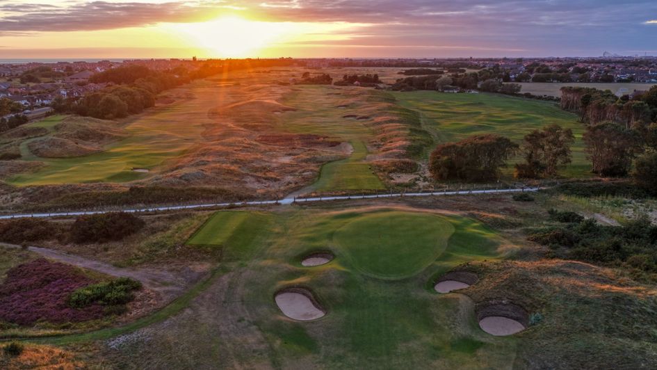 Lytham, with its new par-five 11th in the middle of the shot