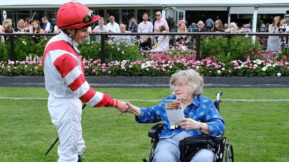 A handshake from William Buick too