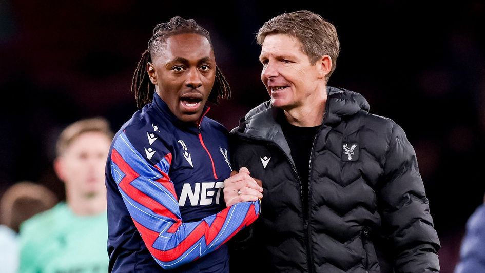 Eberechi Eze and Oliver Glasner