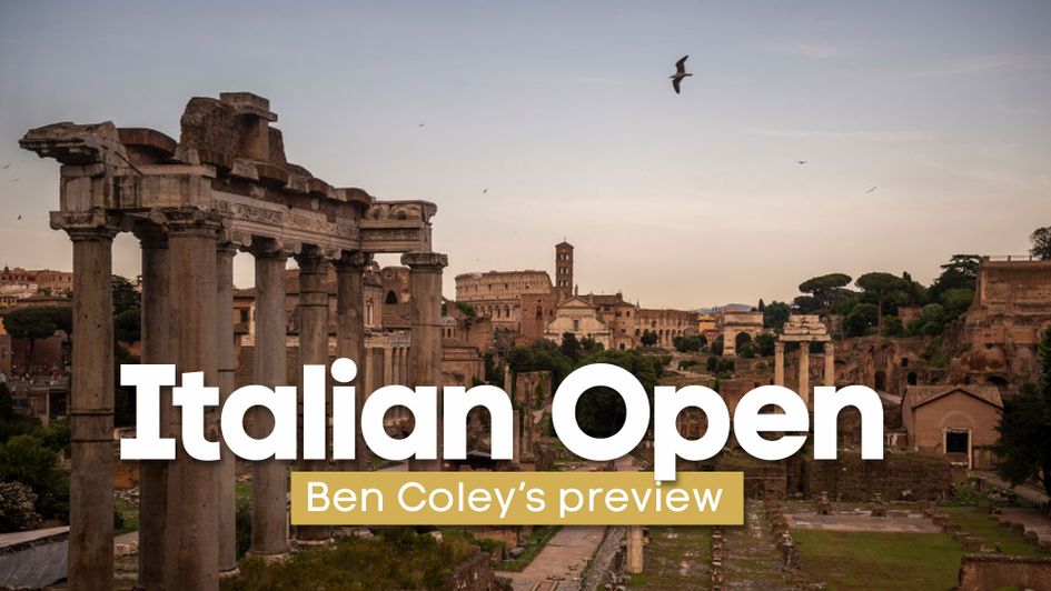 Get Ben Coley's Italian Open tips and analysis below