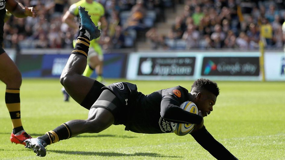 Christian Wade crosses for Wasps