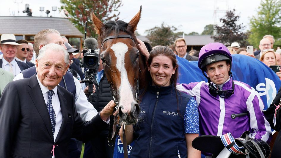 Minnie Hauk pictured with winning connections
