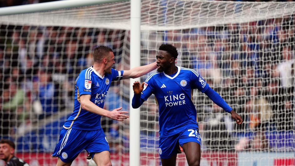 Leicester are top with three games remaining