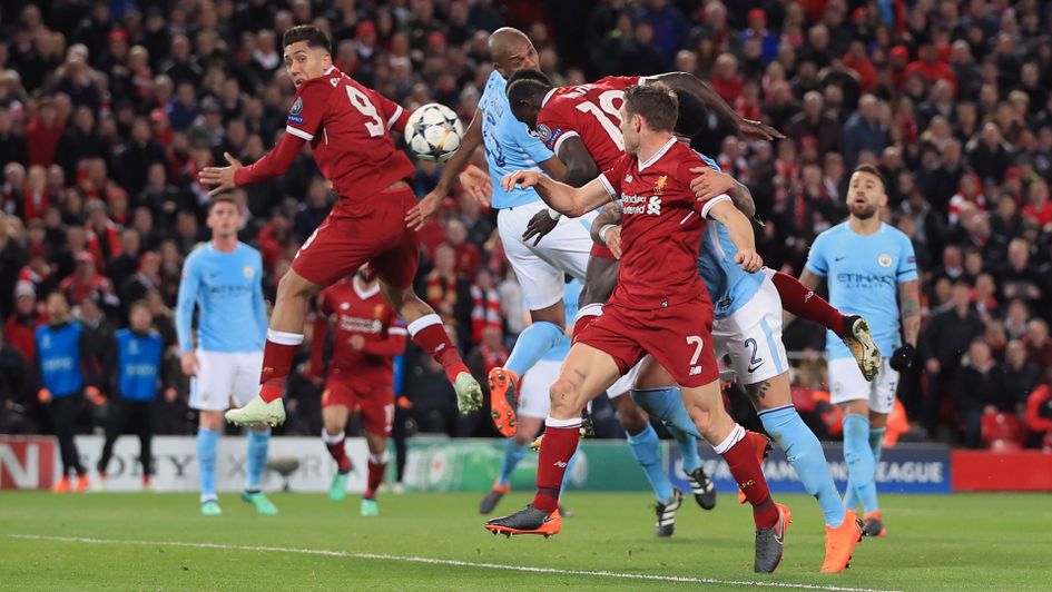 Sadio Mane makes it 3-0 for Liverpool against Manchester City