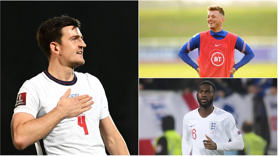 England's centre-back combination looks far from decided