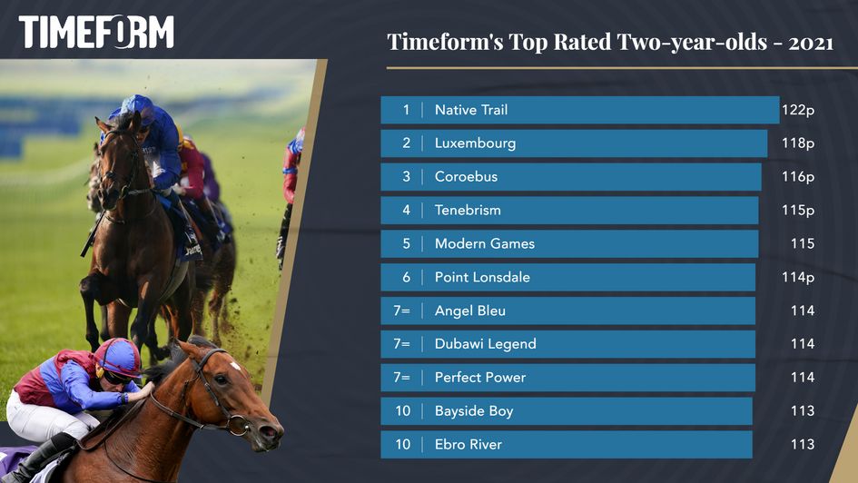 Timeform's leading juveniles of 2021