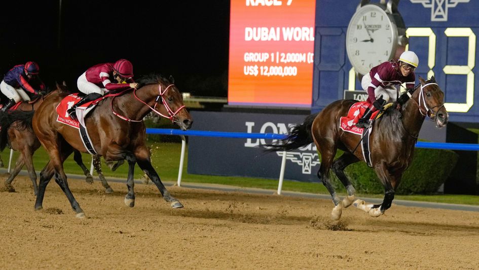 Magnitude wins the Dubai World Cup