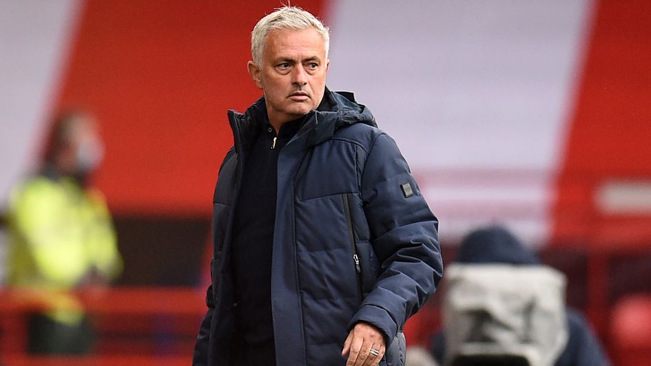 Jose Mourinho: Tottenham boss watches his side in action