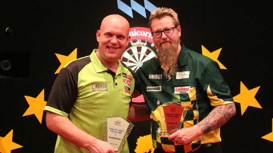 Michael van Gerwen beat Simon Whitlock in the final (PDC Europe)
