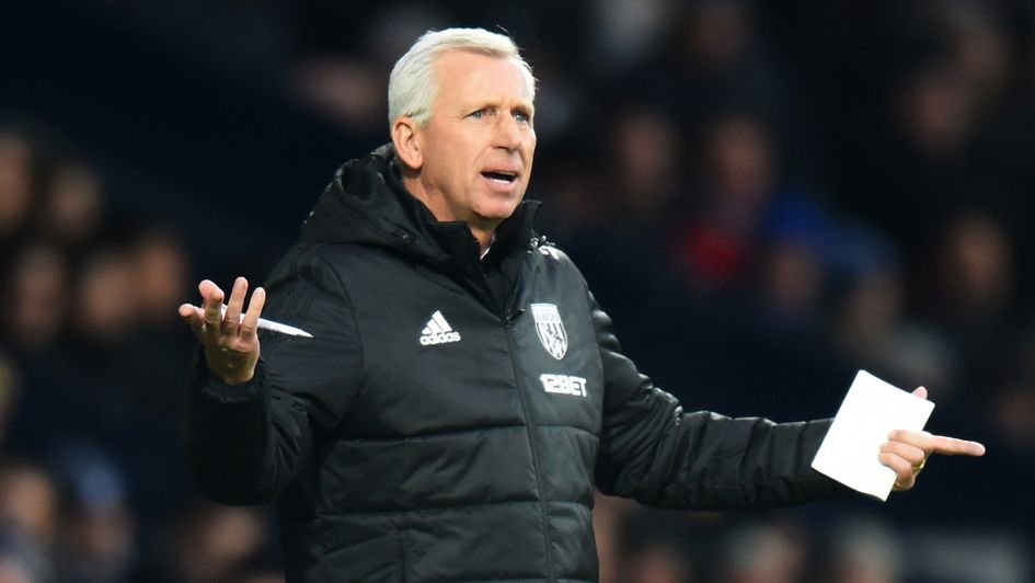 Alan Pardew cuts a frustrated figure on the touchline
