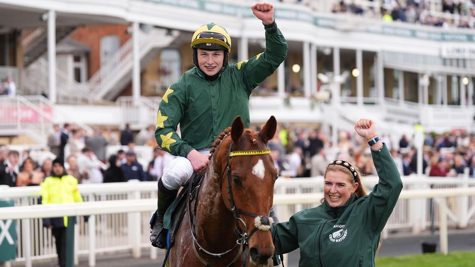 Conor Stone-Walsh celebrates on Will The Wise