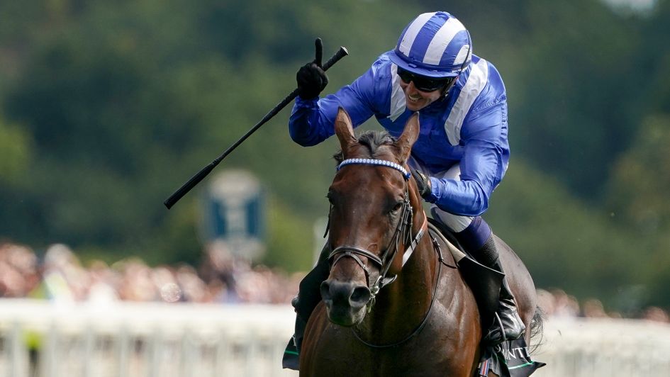 Jim Crowley salutes the crowd at York