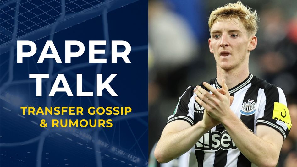 Paper Talk graphic with Newcastle's Anthony Gordon