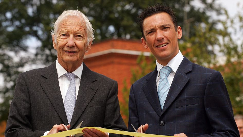 Lester Piggott and Frankie Dettori