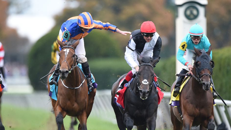 Moore won the Turf on Found at Keeneland in 2015