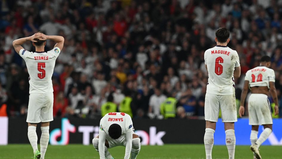 England were beaten on penalties by Italy in the final of Euro 2020