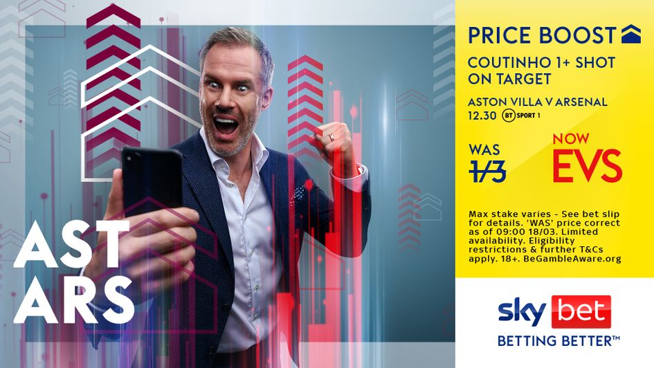 Sky Bet offer 22-3-19: AVL v ARS