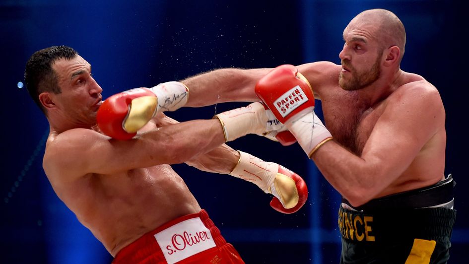 Tyson Fury, right, defeated Wladimir Klitschko in 2015