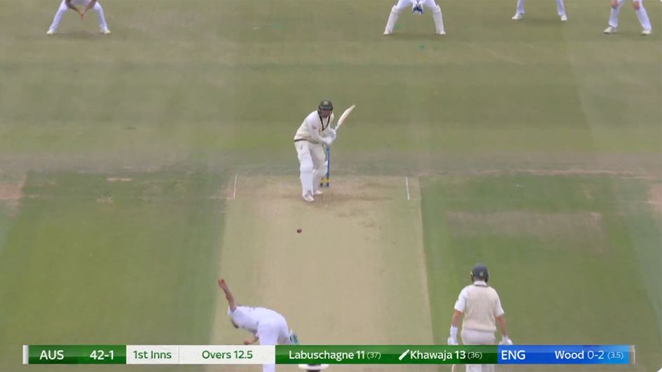Mark Wood's delivery was too hot to handle