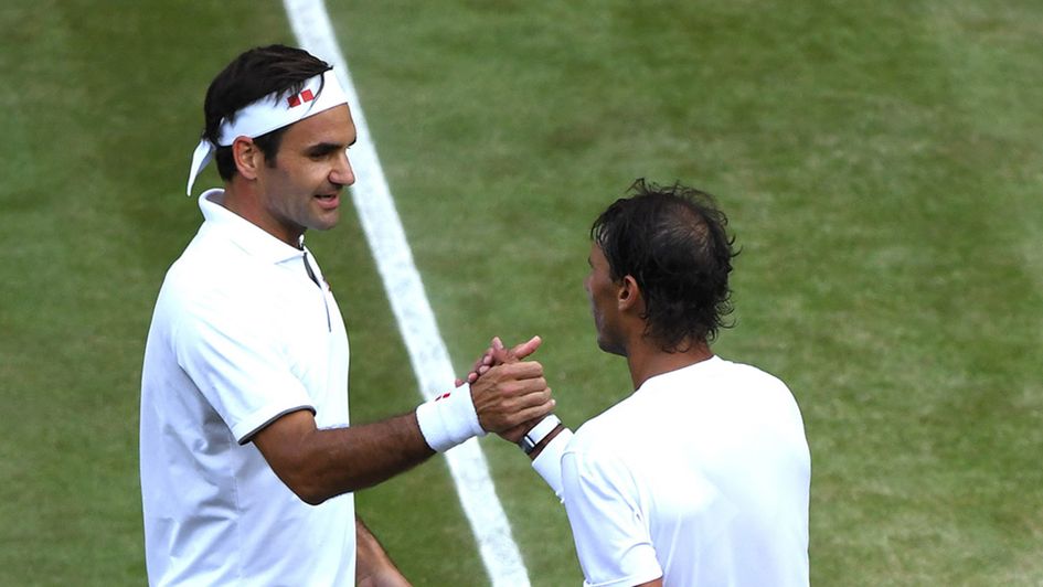 Roger Federer defeated his old rival Rafael Nadal