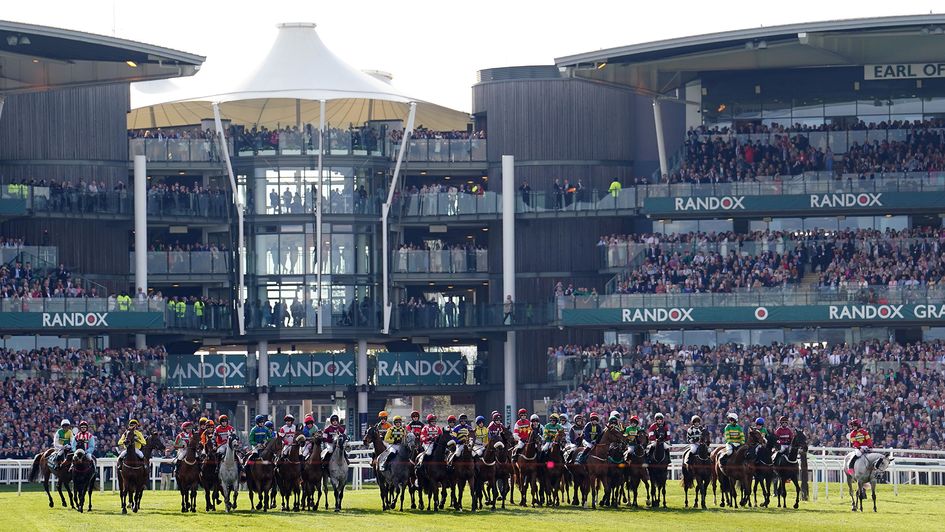 The start of the 2023 Grand National