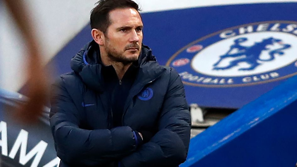 Frank Lampard: Chelsea boss watches his side against Southampton at Stamford Bridge