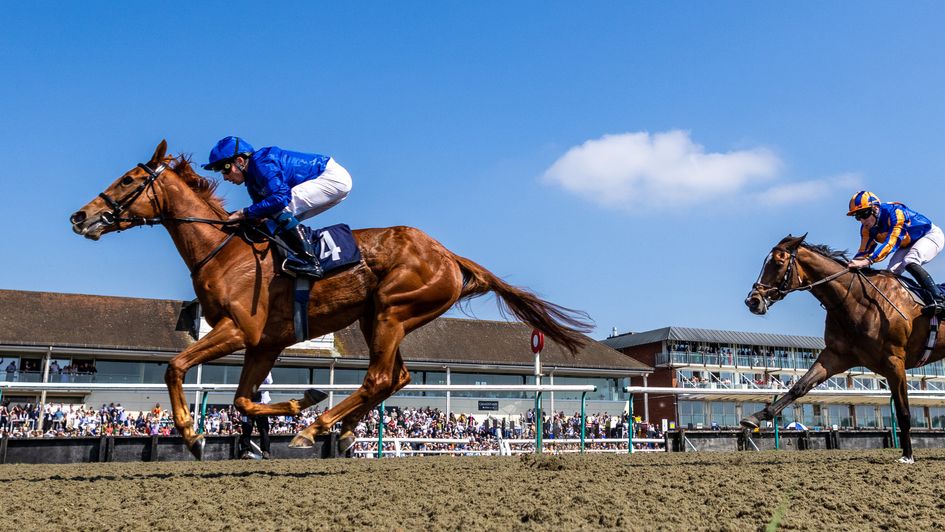 Eternal Hope wins the Derby Trial at Lingfield