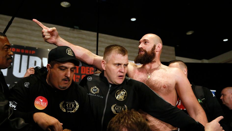 Tyson Fury takes on Deontay Wilder in Los Angeles on Saturday night
