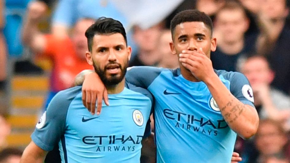 Sergio Aguero and Gabriel Jesus