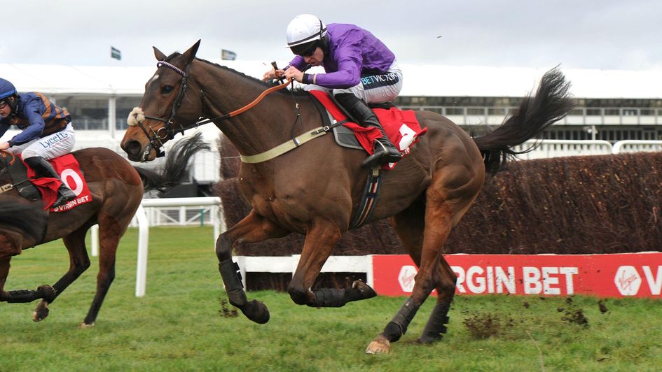 Fugitif in action at Cheltenham