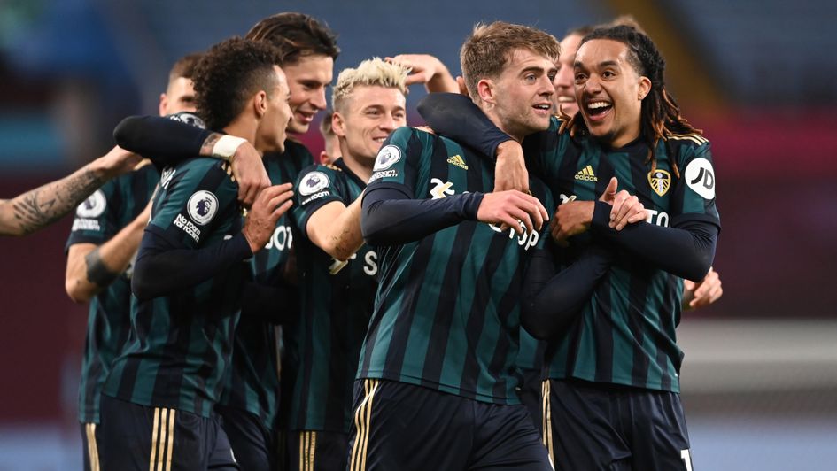 Patrick Bamford: Leeds forward (centre) continued his impressive start to the Premier League season with a second-half hat-trick at Aston Villa