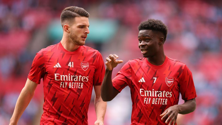 Declan Rice Bukayo Saka