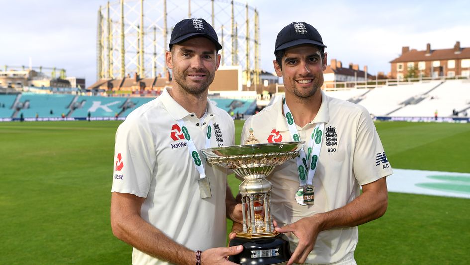 Alastair Cook and James Anderson brought the house down at the Oval