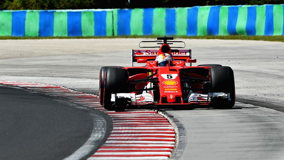 Sebastian Vettel is on pole