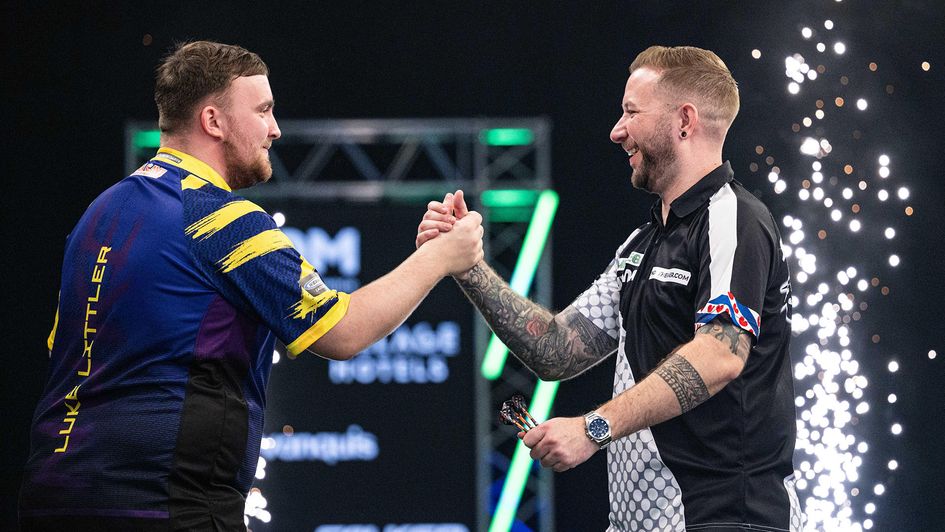 Luke Littler and Danny Noppert