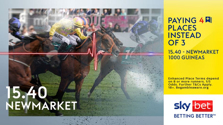 Check out Sky Bet's Extra Place offer on the QIPCO 1000 Guineas